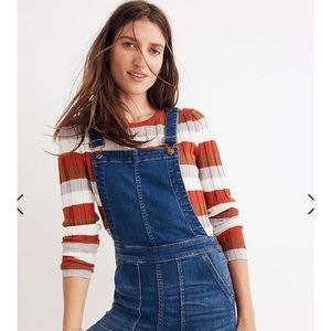 Madewell Blue Denim Overalls
